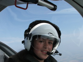 Cadet flying in a Grob Tutor