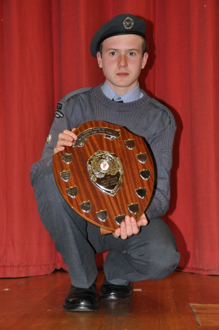 Cdt Jones with his shield